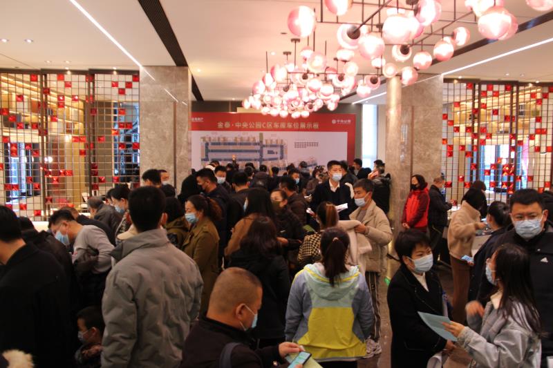 金泰·中央公园C区地下车库车位火爆开盘(图1)